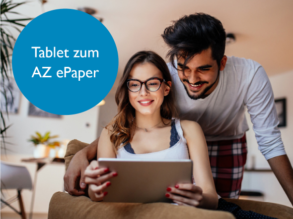 Tablet für Abonnenten der digitalen AZ