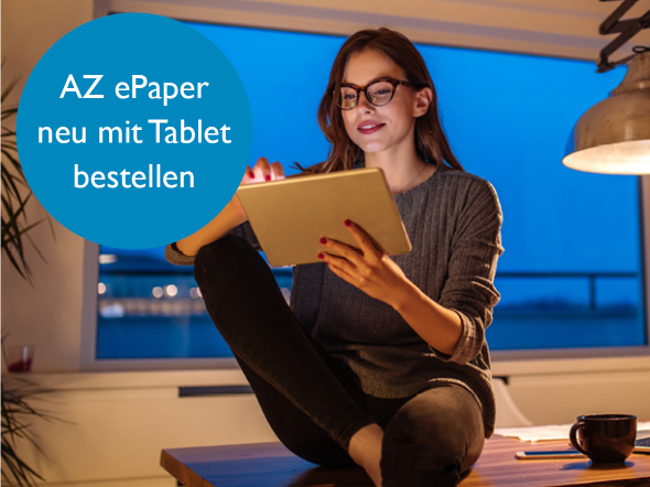 AZ digital mit Tablet